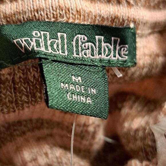 Wild Fable - Women's Mock Turtleneck Fitted Cut Out Pullover Sweater Size M - Picture 7 of 15